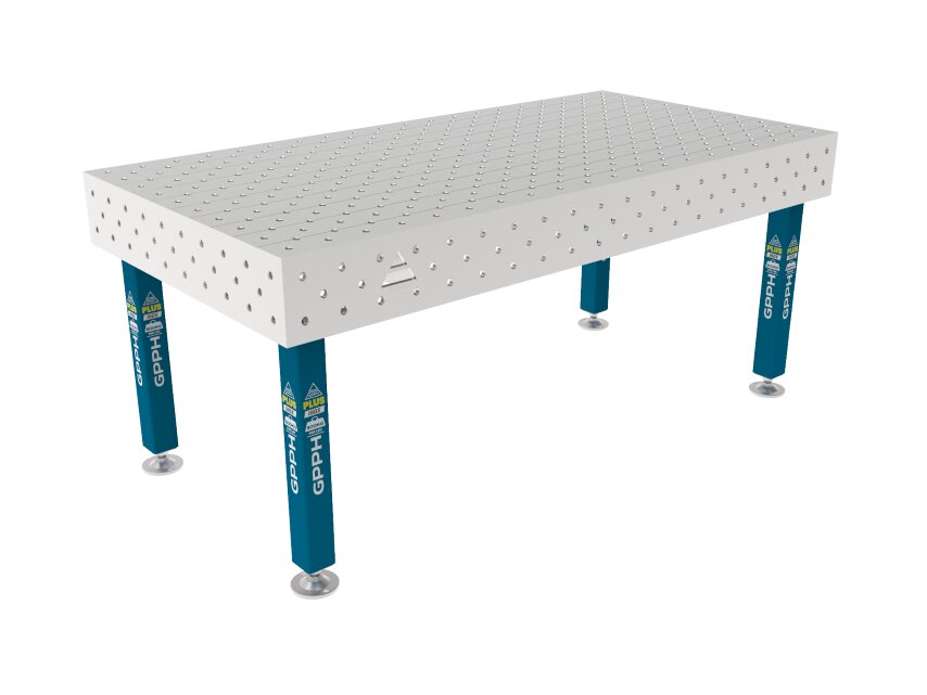 Зварювальний стіл PLUS INOX на опорах 2000x1000 mm fi16 mm Сітка Діагональна