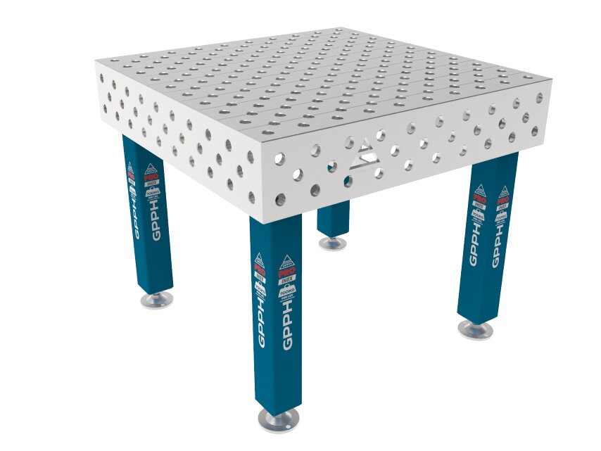 Зварювальний стіл PRO INOX на опорах 1000x1000 mm fi28 mm Сітка Діагональна