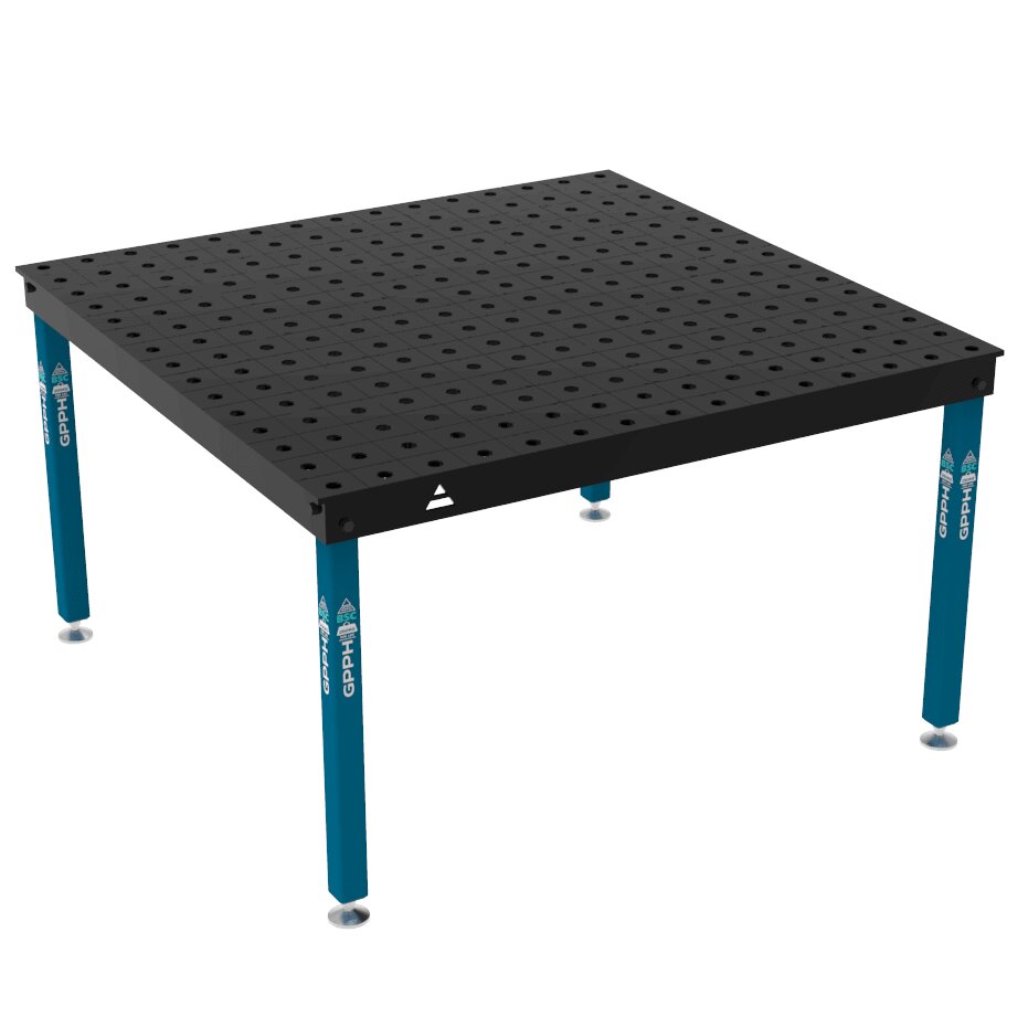 Зварювальний стіл BASIC на опорах 1500x1480 mm fi28 mm Сітка 100x100 mm