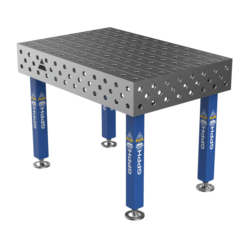 Зварювальний стіл PLUS на опорах 1200x800 mm fi28 mm Сітка 100x100 mm