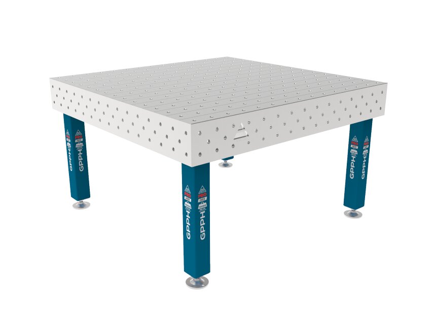 Зварювальний стіл PRO INOX на опорах 1500x1480 mm fi16 mm Сітка 100x100 mm