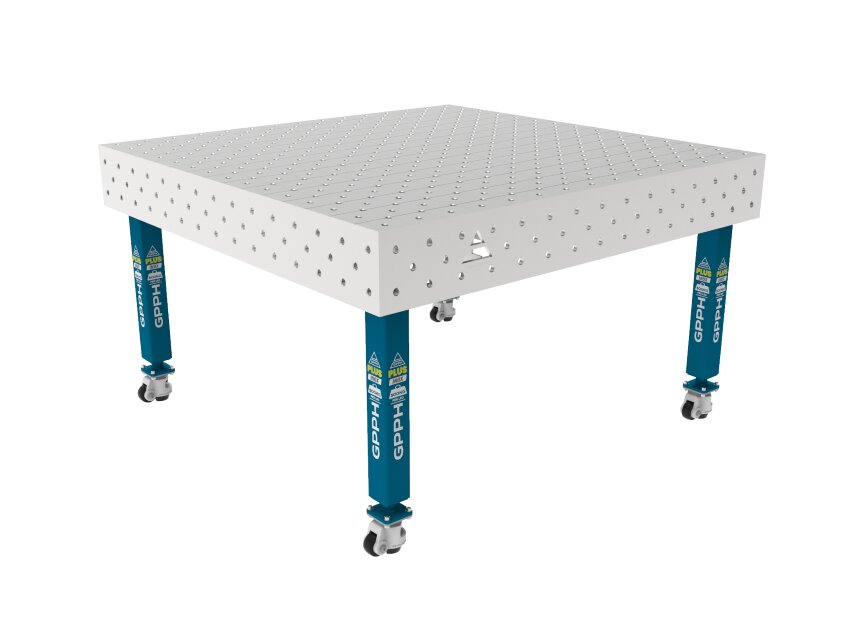 Зварювальний стіл PLUS INOX на колесах 1500x1480 mm fi16 mm Сітка Діагональна