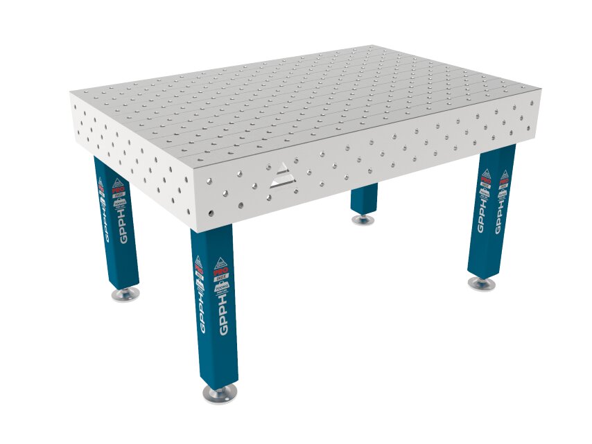 Зварювальний стіл PRO INOX на опорах 1500x1000 mm fi16 mm Сітка Діагональна