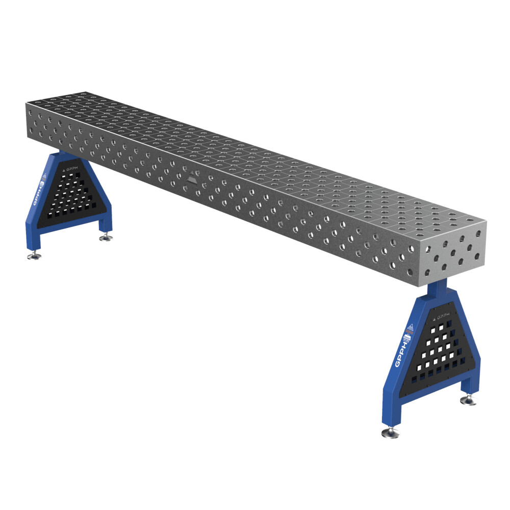 Зварювальна опора TRESTLE EXPERT на опорах 3000x400x200 fi28 mm Сітка Діагональна