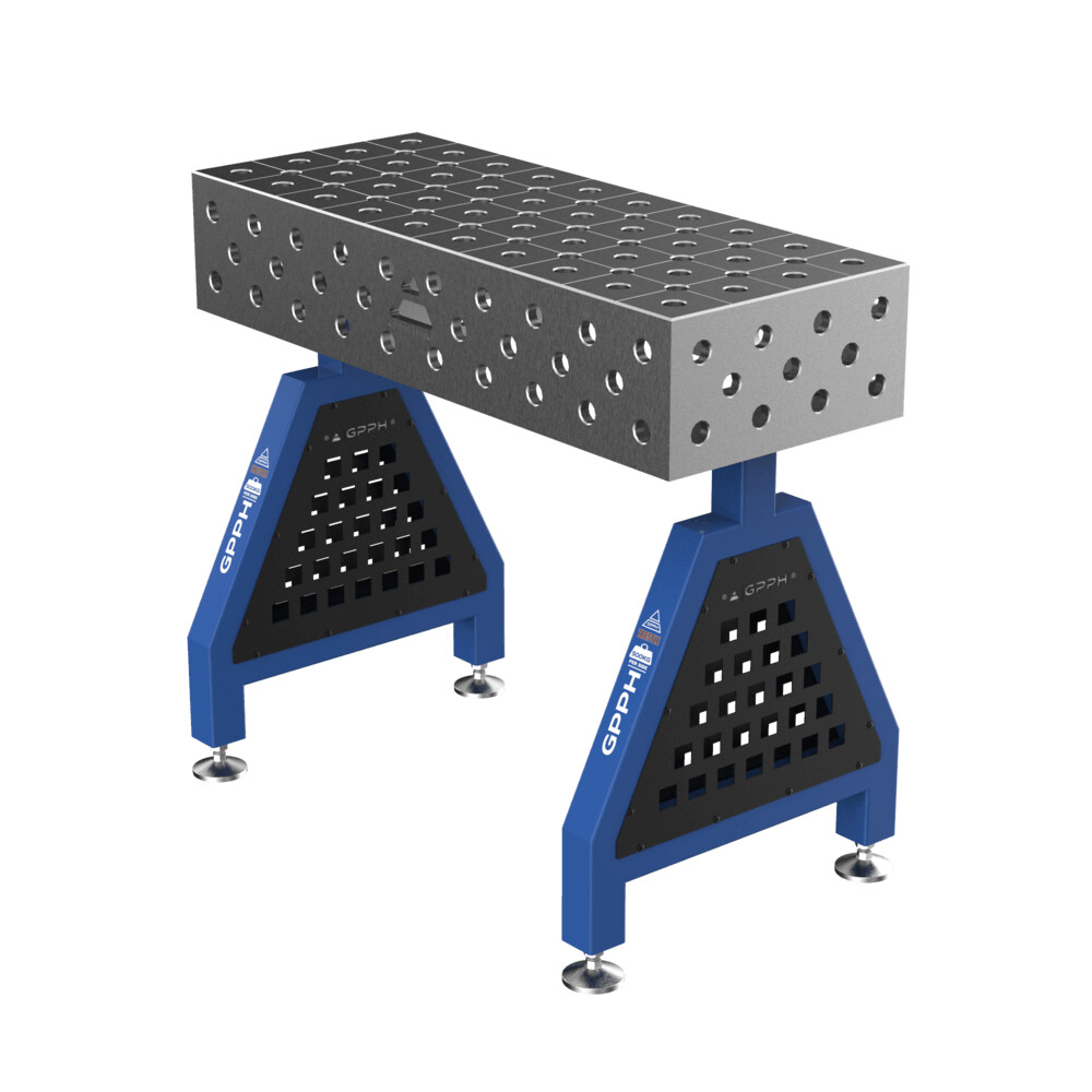 Зварювальна опора TRESTLE PLUS на опорах 1000x400x200 mm fi 28 mm Сітка Діагональна