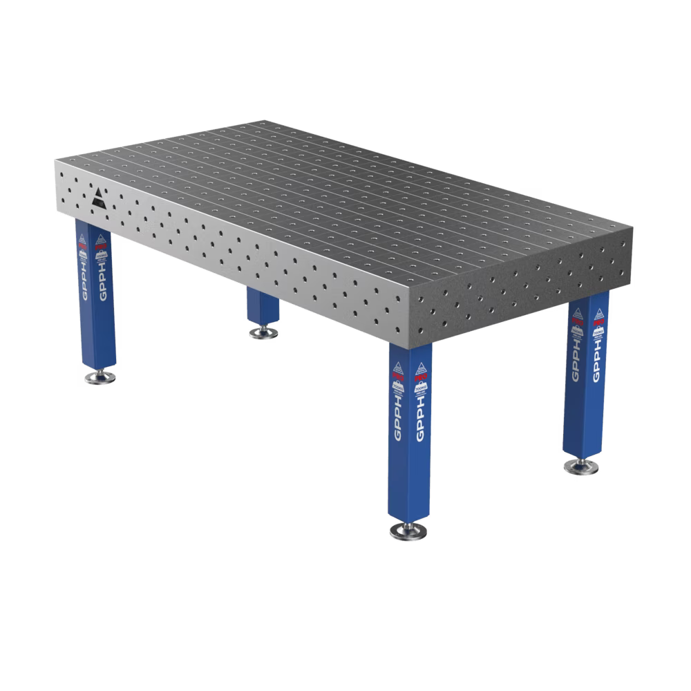 Зварювальний стіл PRO на опорах 2000x1000 mm fi16 mm Сітка 100x100 mm