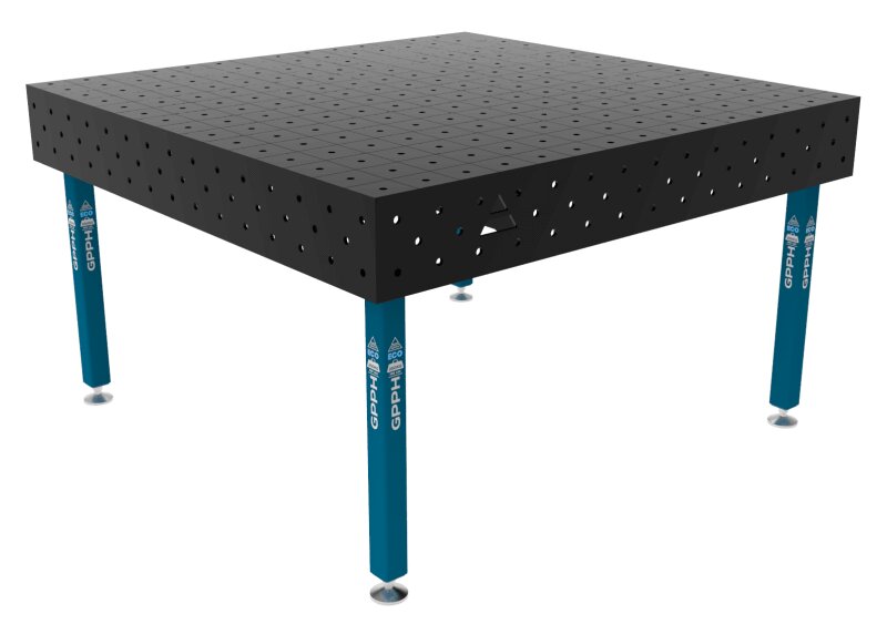 Зварювальний стіл ECO на опорах 1500x1480 mm fi16 mm Сітка 100x100 mm