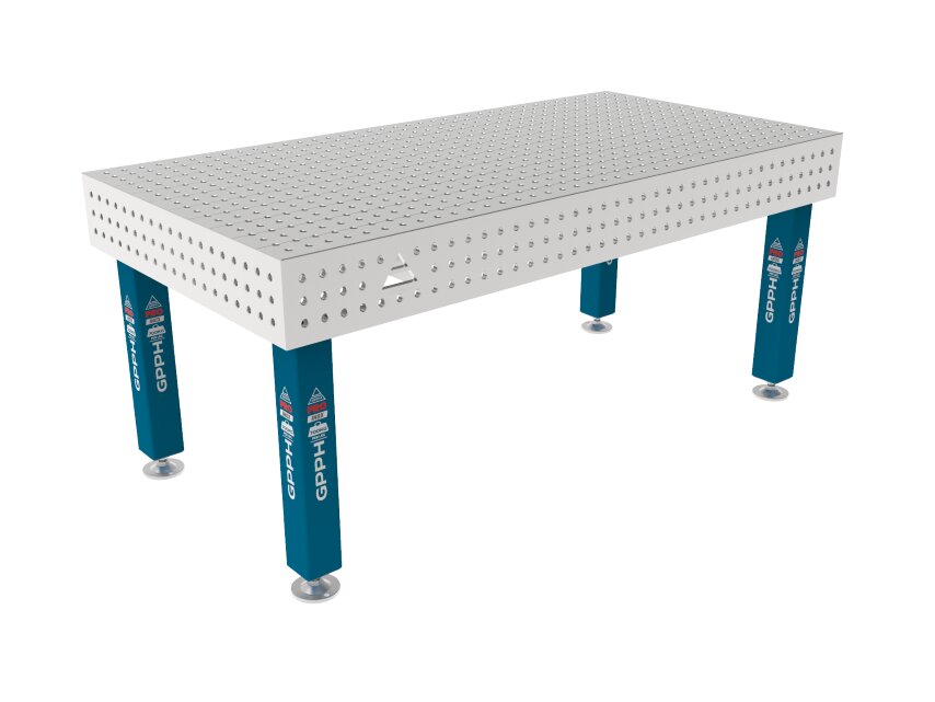 Зварювальний стіл PRO INOX на опорах 2000x1000 mm fi16 mm Сітка 50x50 mm