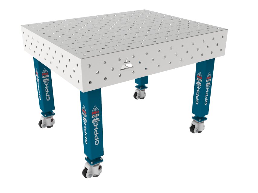 Зварювальний стіл PRO INOX на колесах 1200x1000 mm fi16 mm Сітка Діагональна