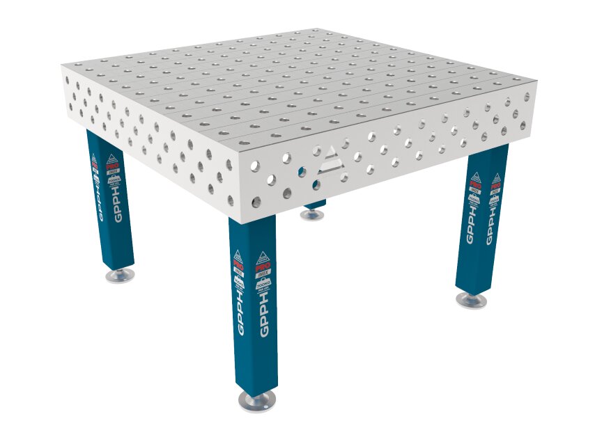 Зварювальний стіл PRO INOX на опорах 1200x1200 mm fi28 mm Сітка 100x100 mm