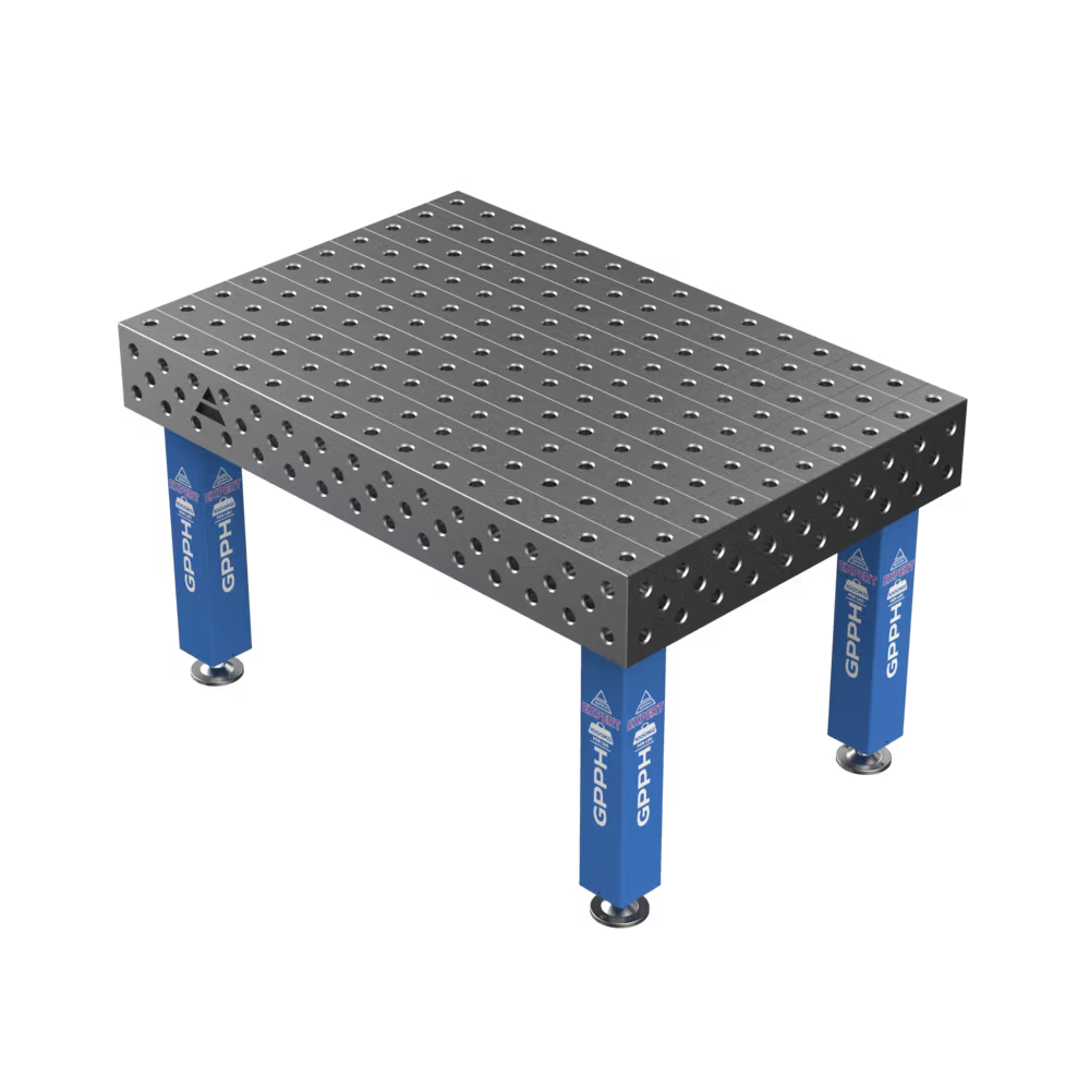 Зварювальний стіл EXPERT на опорах 1500x1000 mm fi28 mm Сітка 100x100 mm