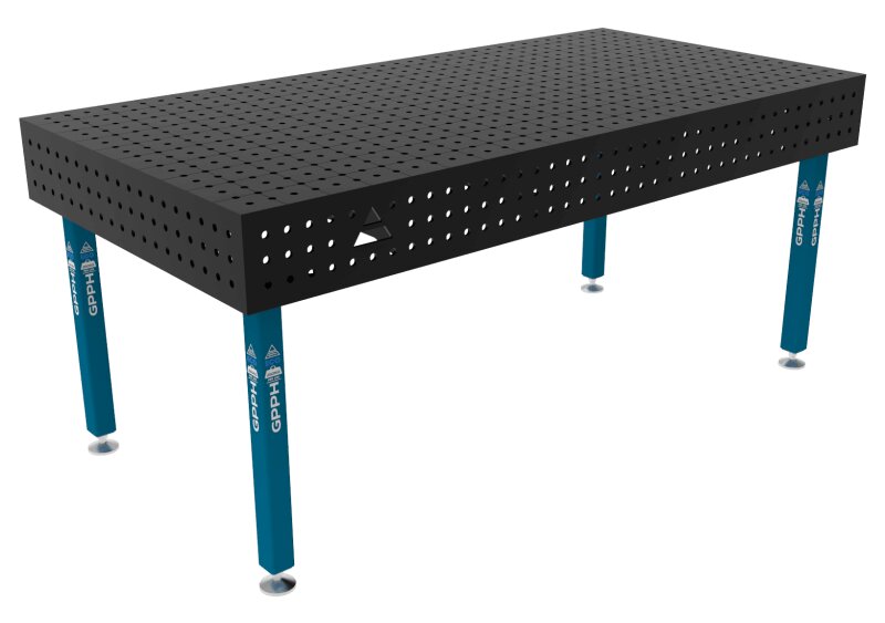 Зварювальний стіл ECO на опорах 2000x1000 mm fi16 mm Сітка 50x50 mm