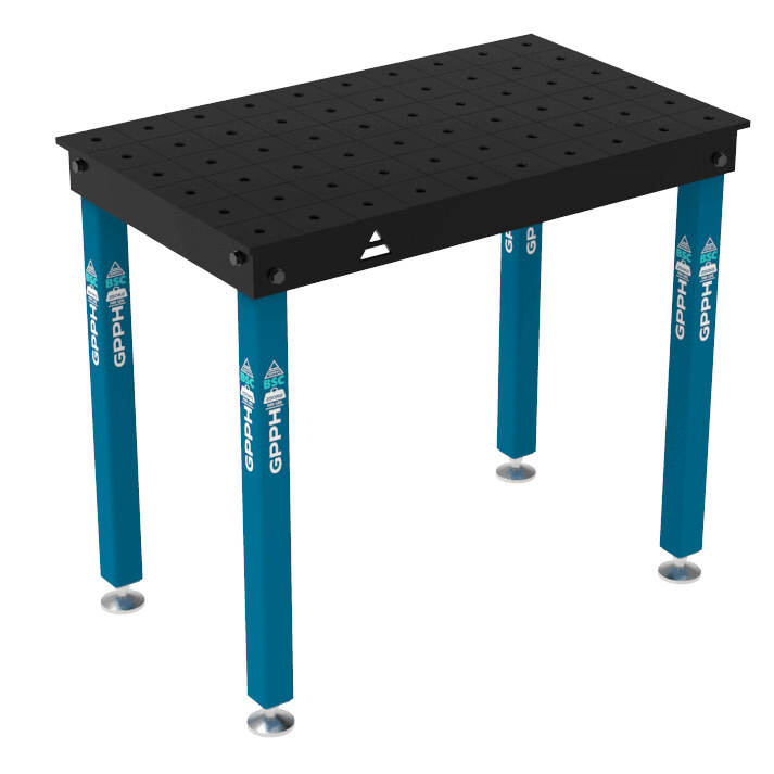 Зварювальний стіл BASIC на опорах 1000x600 mm fi16 mm Сітка 100x100 mm