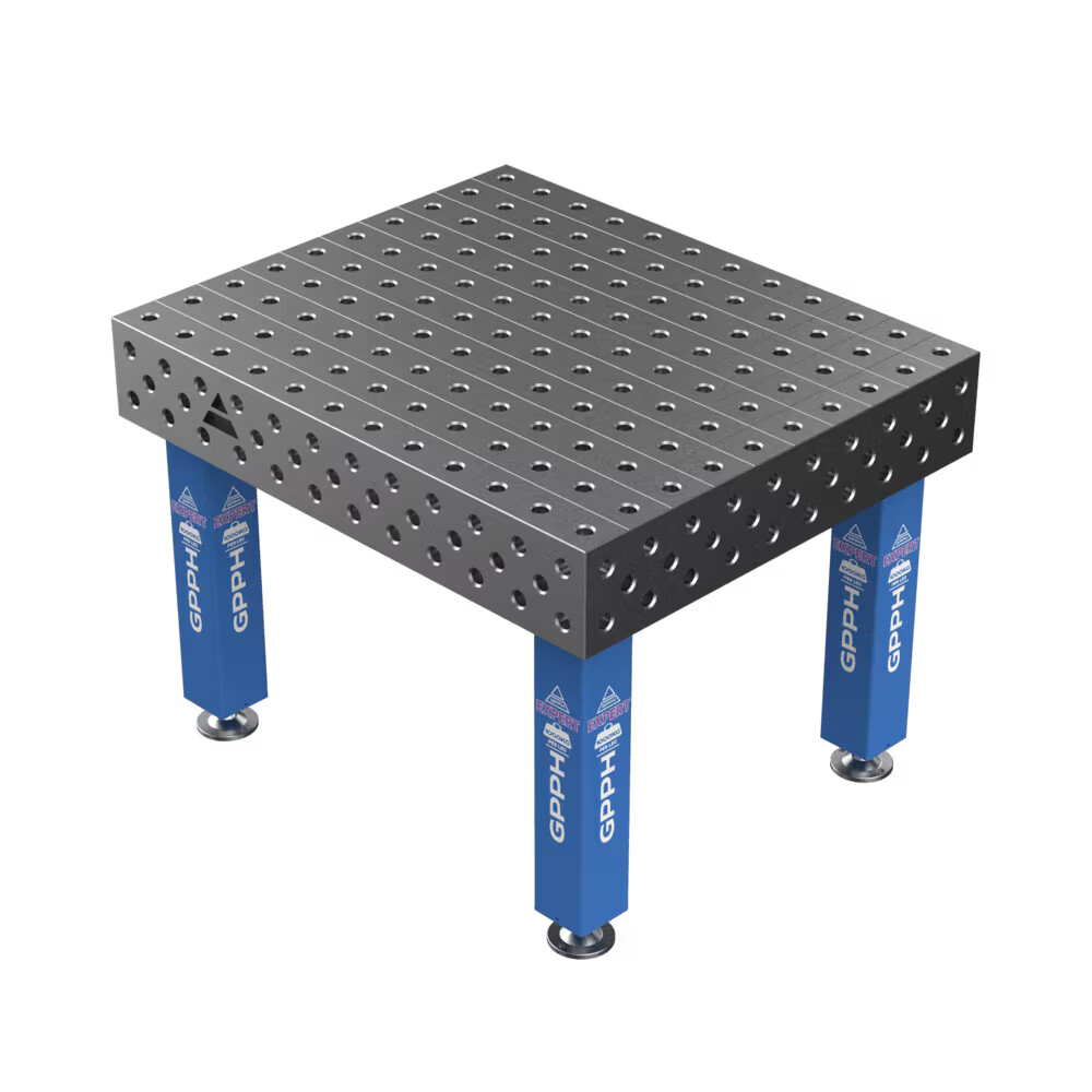 Зварювальний стіл EXPERT на опорах 1200x1000 mm fi28 mm Сітка 100x100 mm