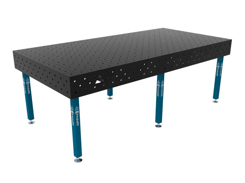 Зварювальний стіл ECO на опорах 2400x1200 mm fi16 mm Сітка 100x100 mm