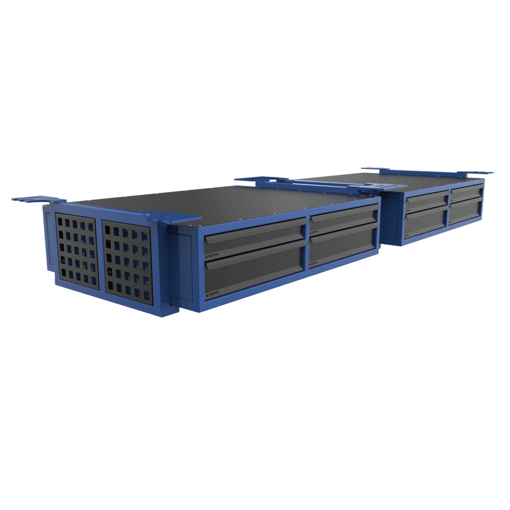 Комплект шухляд для зварювального столу EXPERT 2400x1200 mm